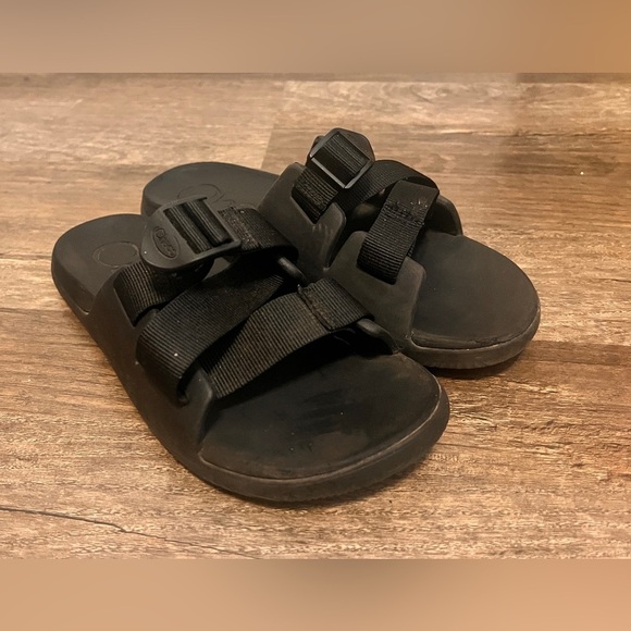 Chaco Other - FINAL PRICE Chaco Black Strapped Slide Sandals